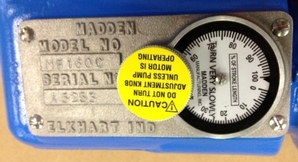 Madden Pump Adjustment Dial