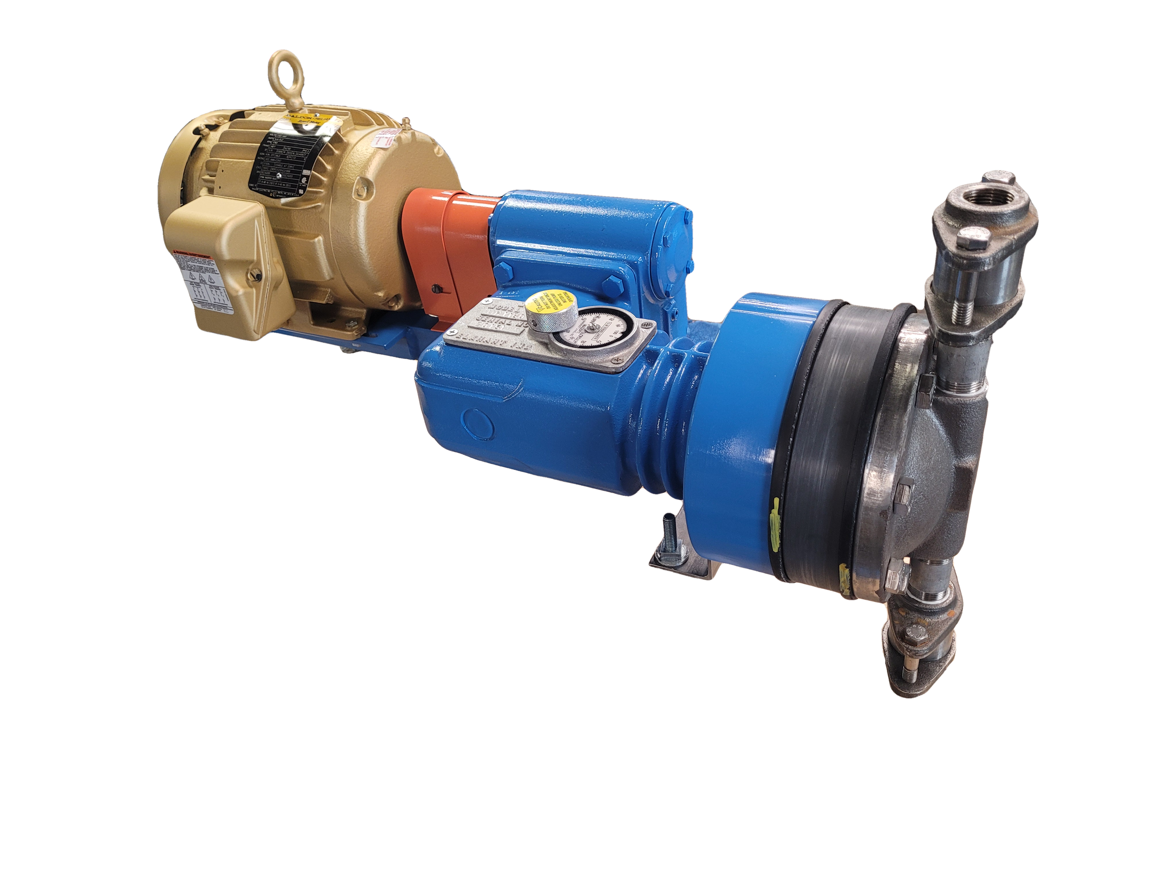 MH_burned_sidenameplateview MH series metering pump